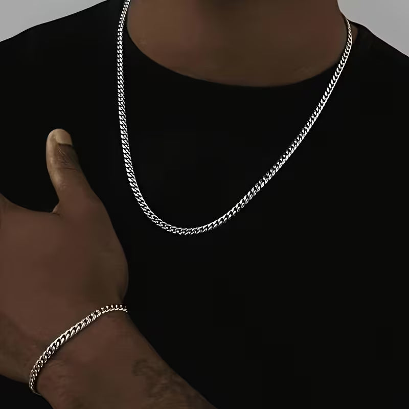 The Modern Man Chain & Bracelet Set™