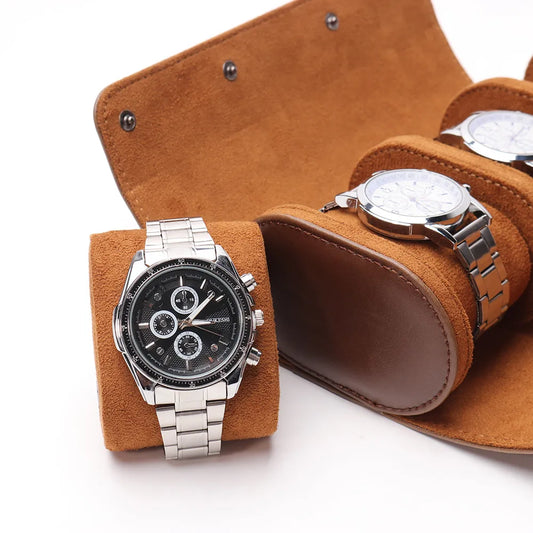 The Modern Man 3-Slot Travel Watch Case™